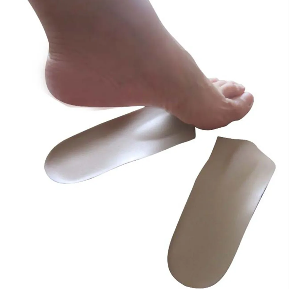 

Women Insoles Japanese Women Arch Support Forefoot Massage Leather Correction Pad 3/4 Cushion Soft Comfortable Leather