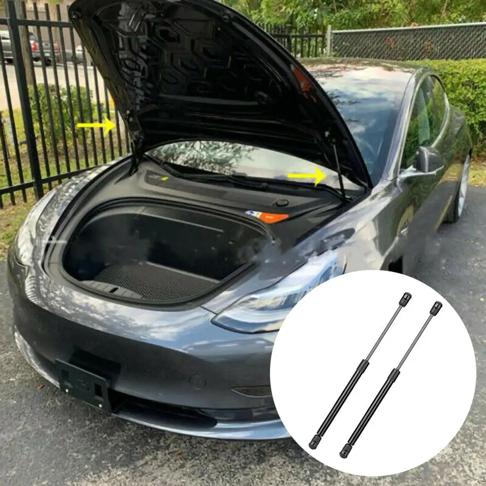 Автомобильная автоматическая стойка для багажника 2 шт. передняя Tesla газовая