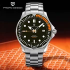 Часы PAGANI DESIGN 007 Commander мужские, часы, мужские водонепроницаемые часы, японское изогнутое сапфировое зеркало NH35