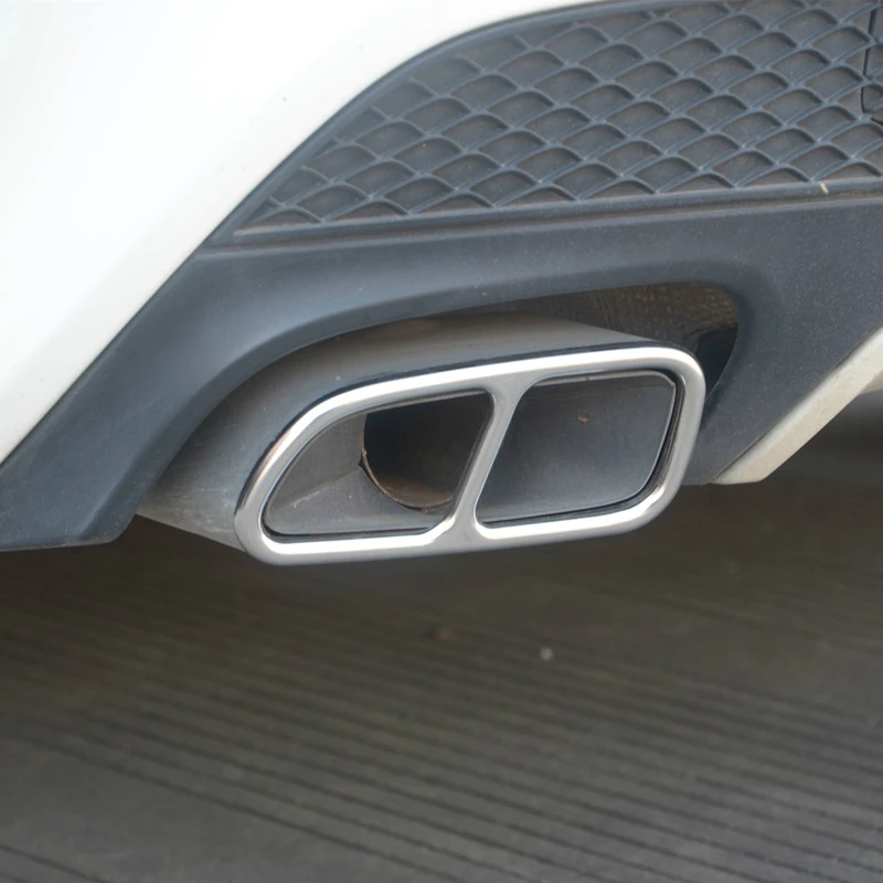 Декоративная рамка для автомобильной выхлопной трубы из нержавеющей стали Mercedes