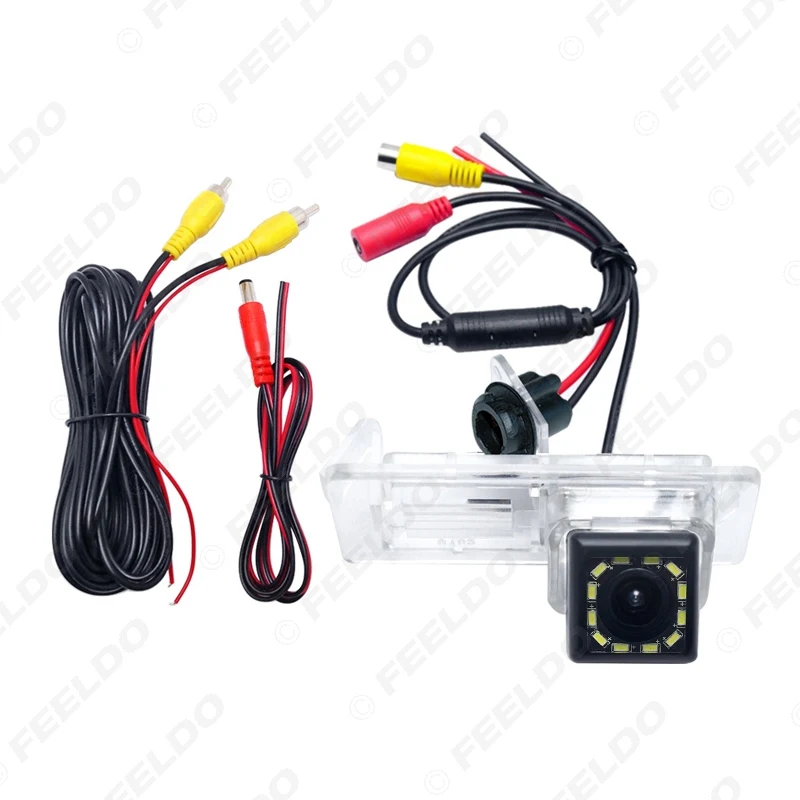 FEELDO 1 комплект Автомобильная камера заднего вида светодиодный светильник для