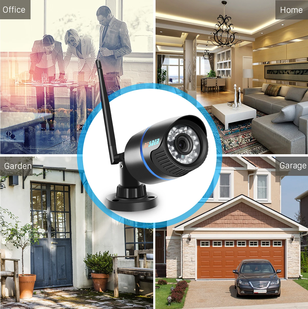 BESDER1080P IP камера Wifi ИК ночного видения SD карта беспроводная камера 2MP аудио запись пуля Onvif CCTV наружное видеонаблюдение