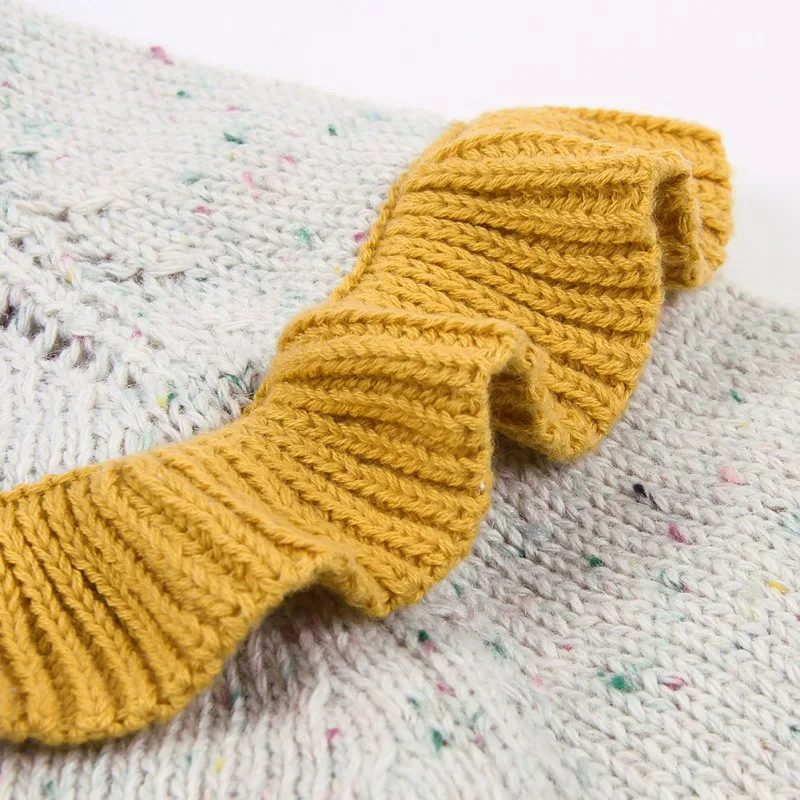 Новые свитера для новорожденных сезон осень зима Кардиган девочек с длинными