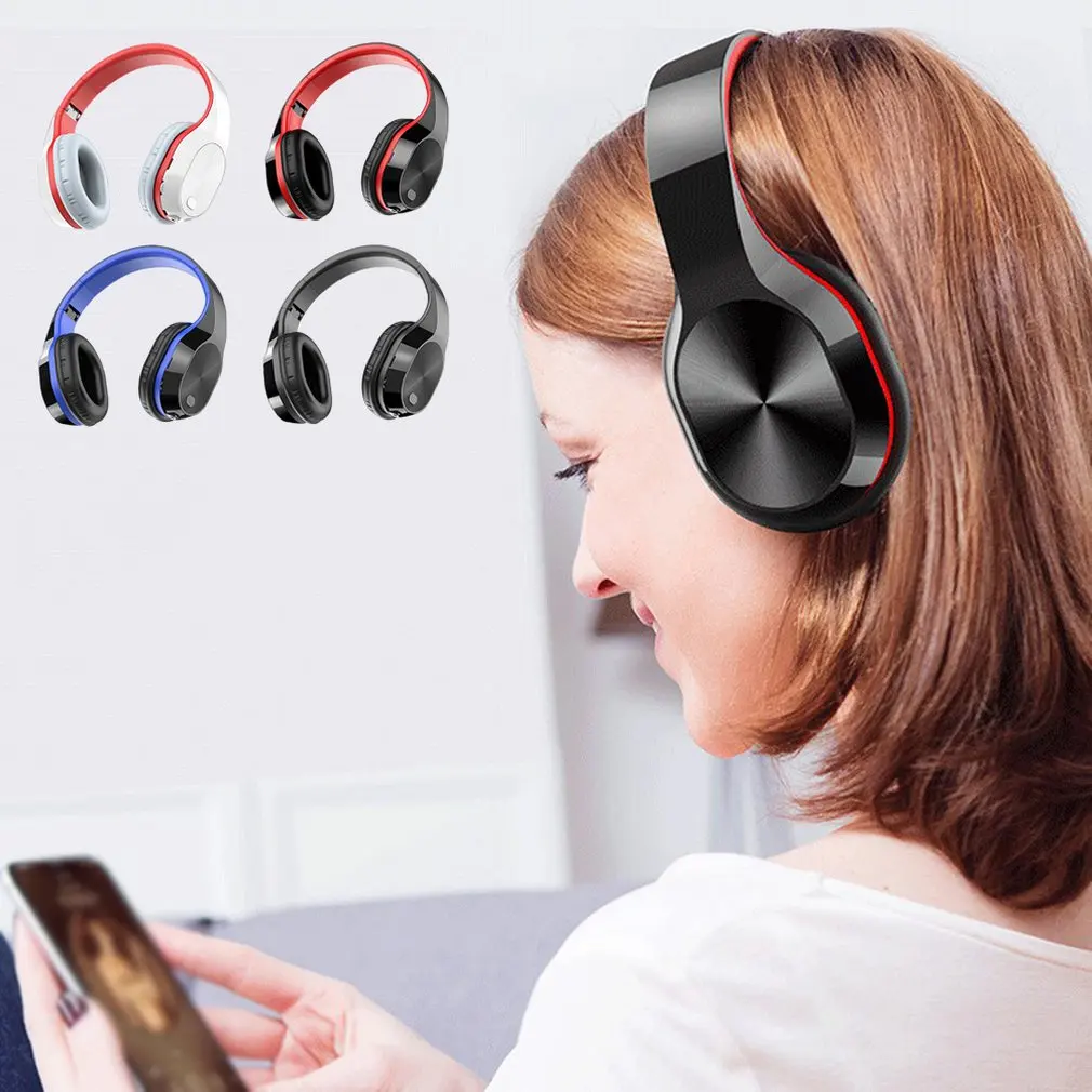 T5 Head-Mounted Foldable Headset Wireless Home Headphones Games For Computer Notebook Phone | Электроника