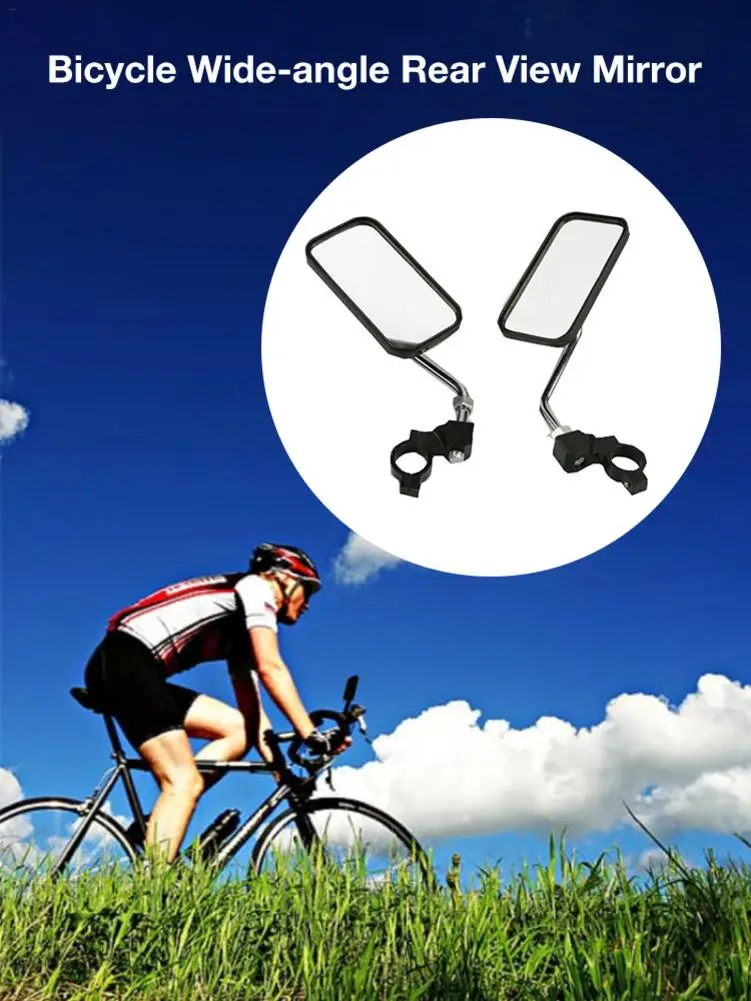 

New Adjustable Bike Rotating Rear View Cycling Rear Mirrors With Large Viewing For Road Bike Motorcycles Cycling Accessories