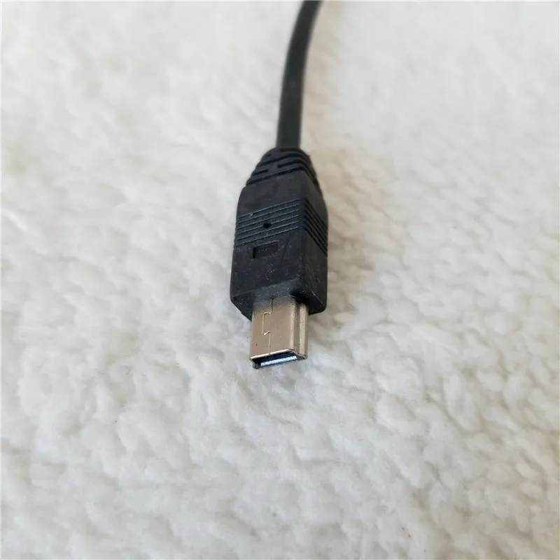 90 градусов изгиб под левым углом мини USB папа-папа адаптер кабель-удлинитель