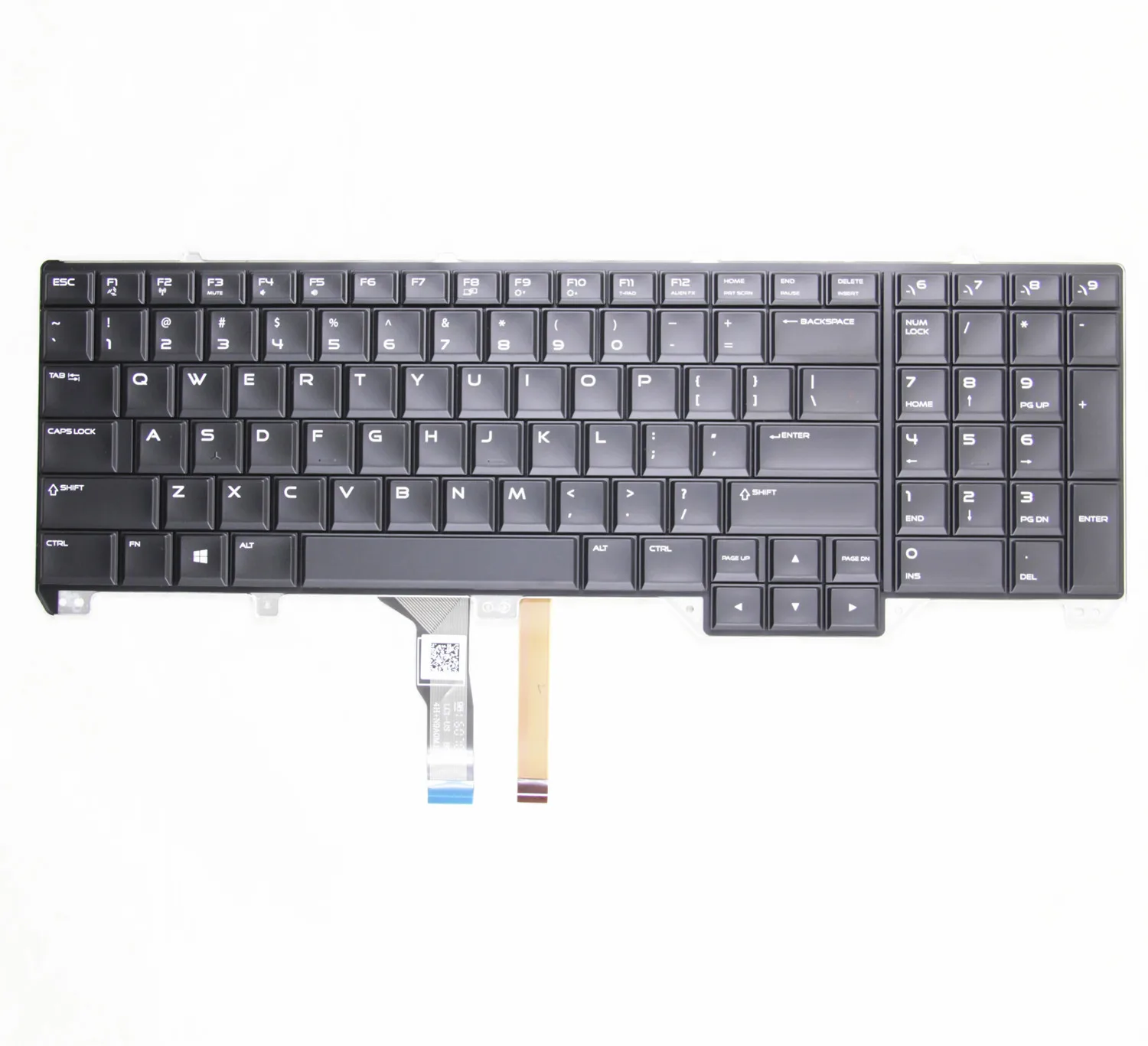 Новая Оригинальная клавиатура США для ноутбука DELL Alienware 17 R1 R2 R3 P43F английская 02C6KH