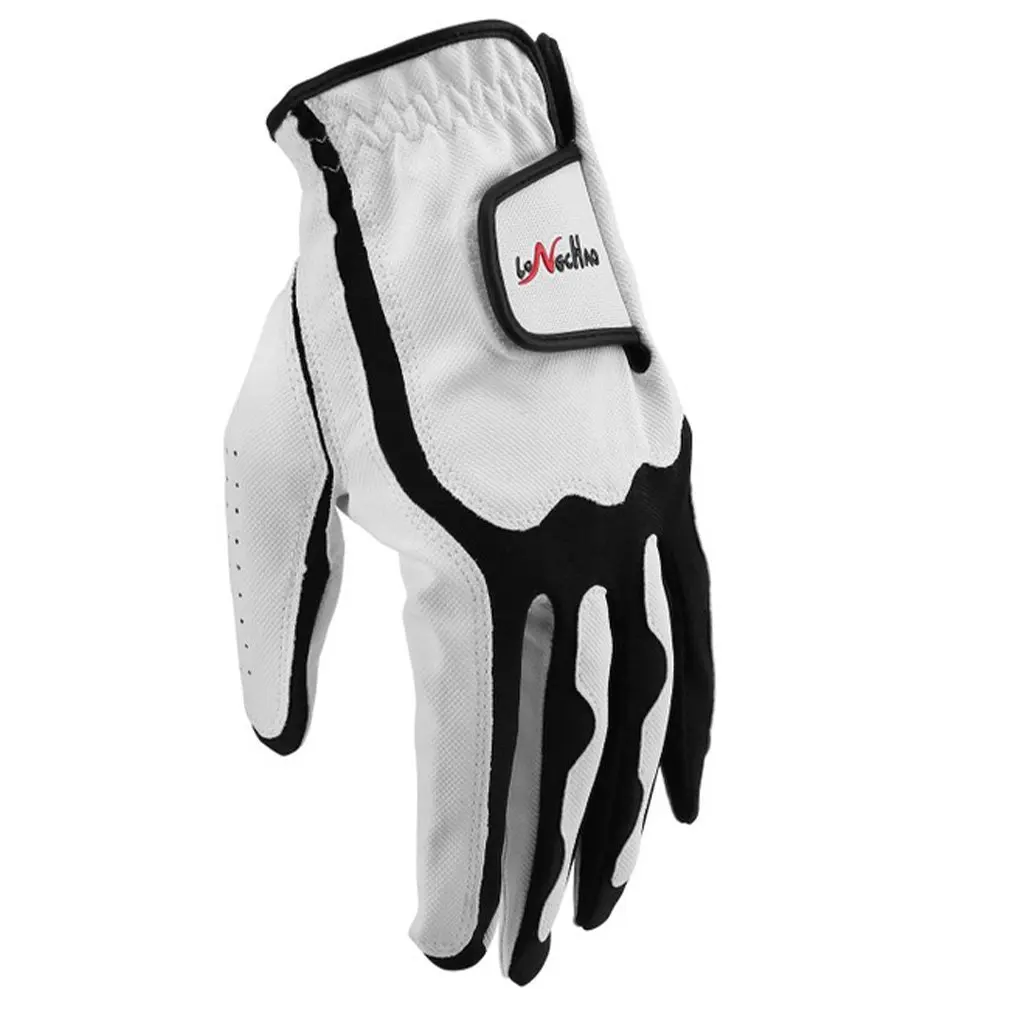 

Pack 1 Pcs Golf Gloves Men's Left Right Hand Fiber Cloth Soft Breathable With Anti-slip Granules Golf Gloves Golf Men
