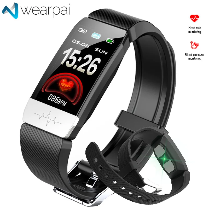 Wearpai Q1S умный Браслет ЭКГ + PPG монитор сна фитнес трекер кровяное давление