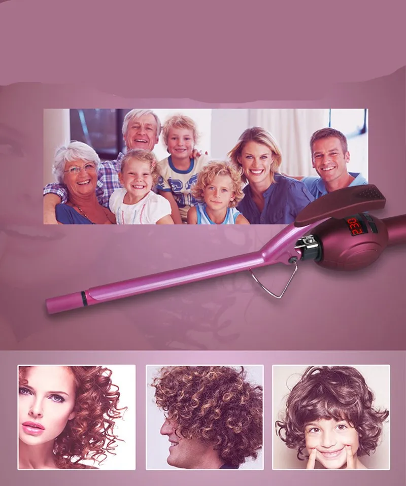 Профессиональные щипцы для завивки волос керамическая плойка 9 мм конусная