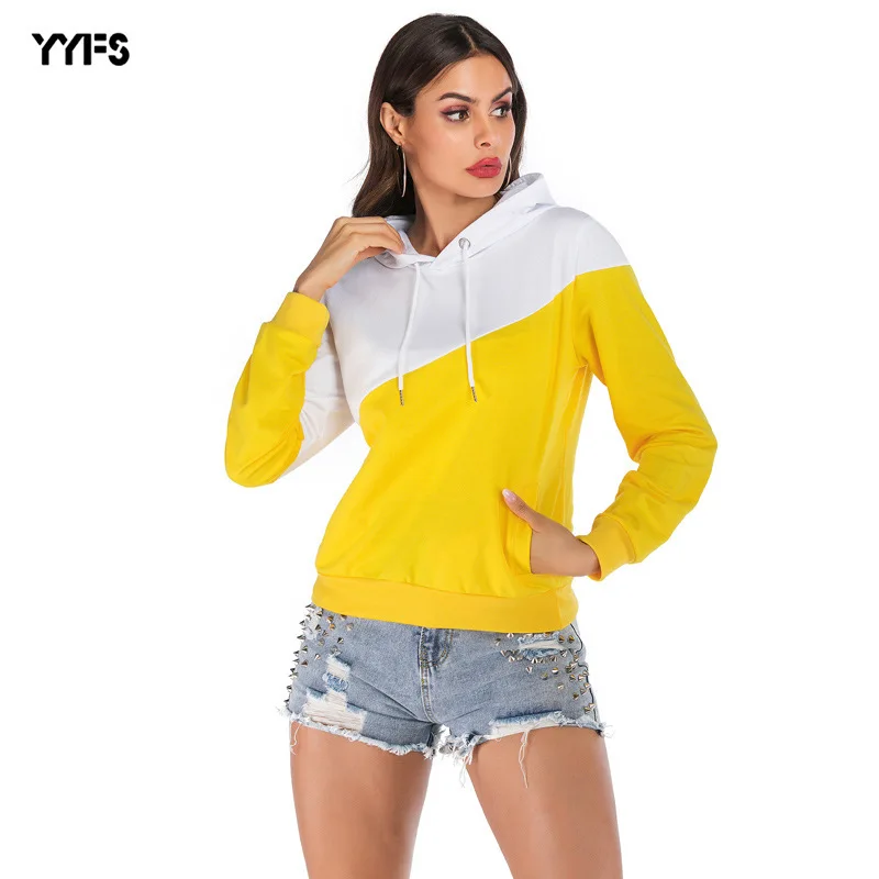 

Женская одежда Border, Осень-зима, свитер с капюшоном, женская тонкая свободная модная одежда с длинным рукавом в европейском и американском ст...