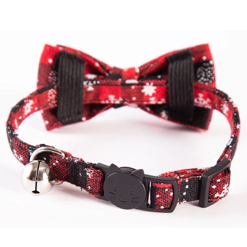 

New Christmas Dog Cat Pet Bow Tie Separate Bow Tie Necklace Pet Decoration Accessories Christmas Theme