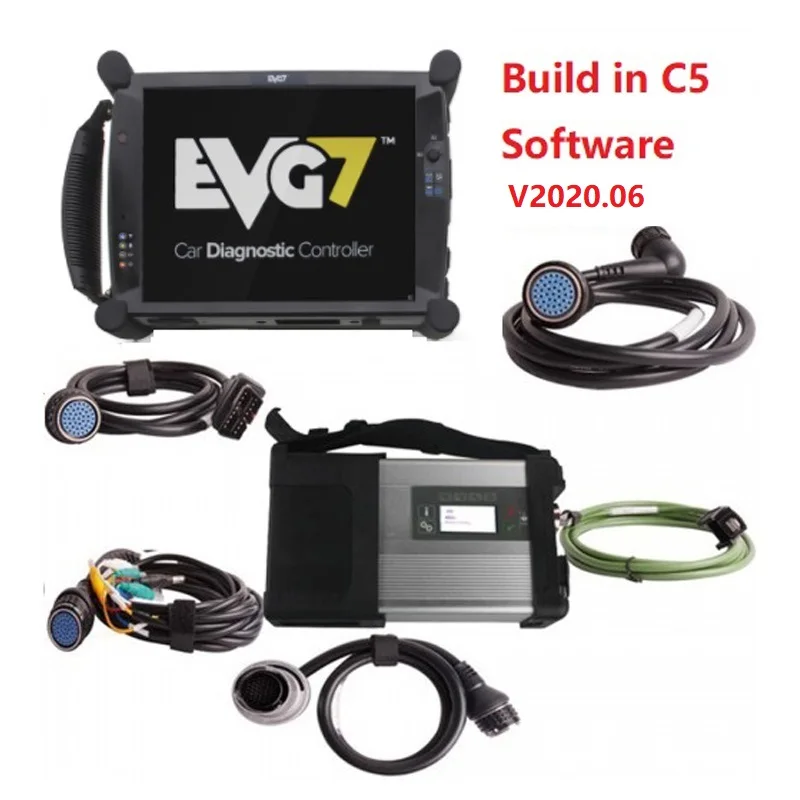 Диагностический Интерфейс MB STAR C5 с функцией Wi Fi + новый планшет EVG7 V2020.06 Star SD Connect
