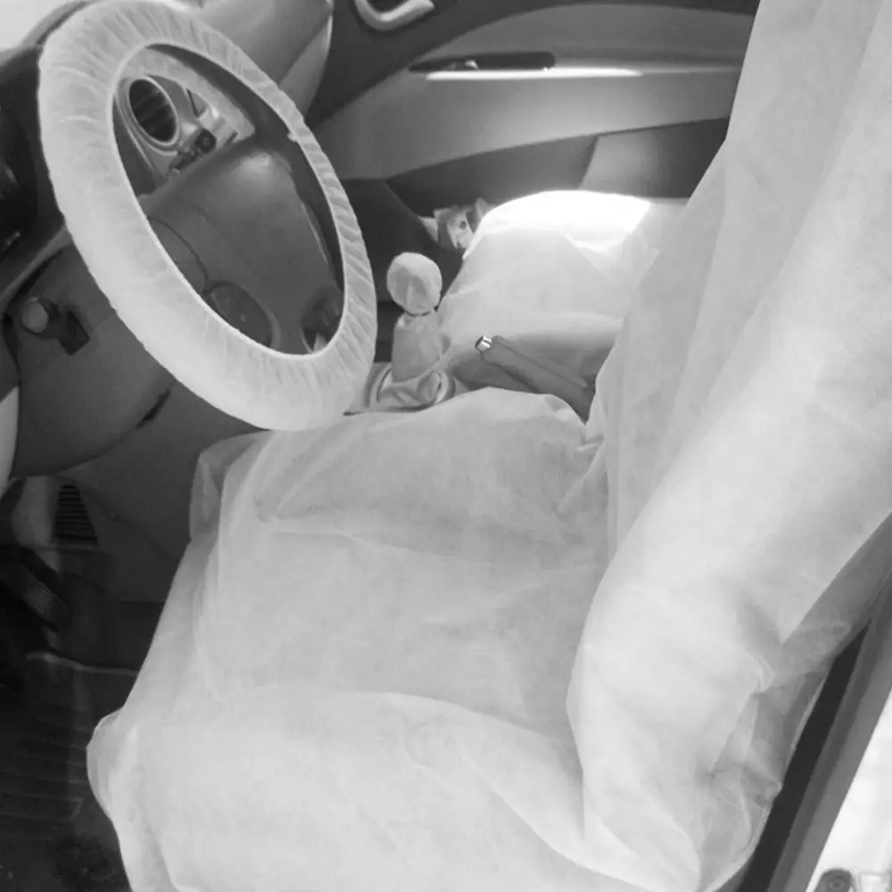 Одноразовые водонепроницаемые чехлы на сиденья протектор автомобильного чехол