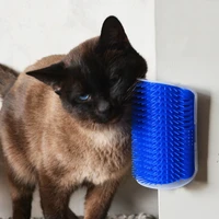 cat accessories corner rubbing device cat tickle toy rubbing device massage brush pet supplies easy to install and clean