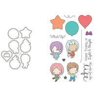 clear stamps and cutting dies boys girls hope today is light bright for diy scrapbook photo album craft card 2021 new 2021