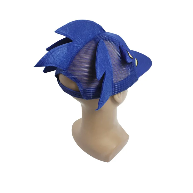 1pc Anime Sonic Hedgehog Hair Cosplay Hat Headgear Fleece Cap Plush Costumes For Children Boys Girls Cute Hats | Игрушки и хобби