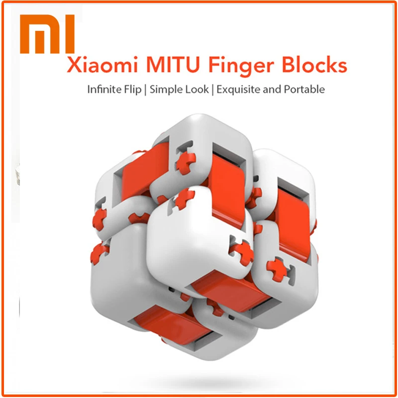100% Оригинальный кубик пальца Xiaomi Mitu строительный блок Mi Спиннер
