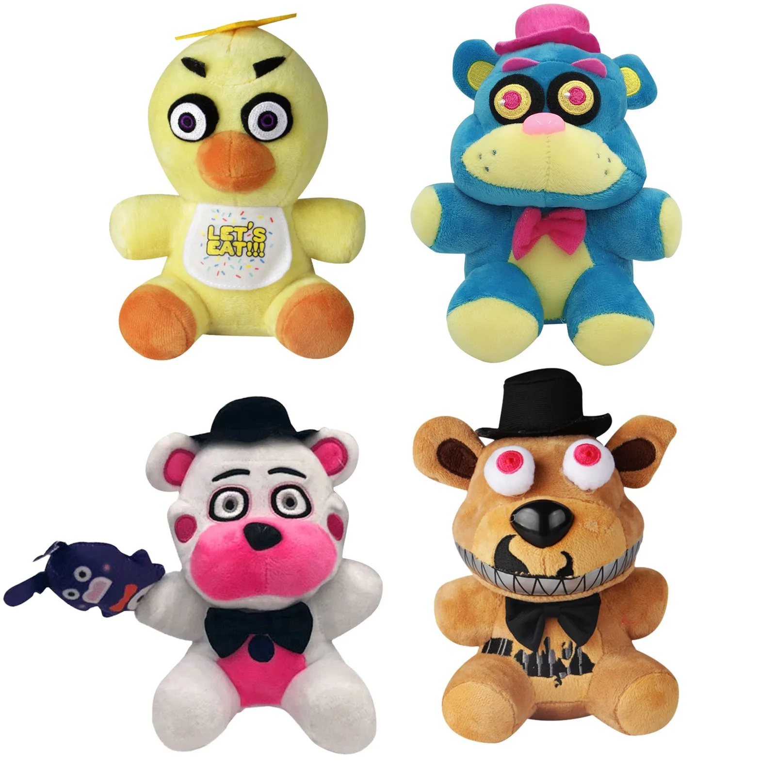 FNAF кошмарный медведь 18 см мягкая плюшевая кукла серии джунглей мягкие