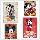 Disney 5D Алмазная вышивка Микки Мышь полная квадратная алмазная живопись мозаика Стразы Сделай Сам картины Кристальное украшение для стен дома