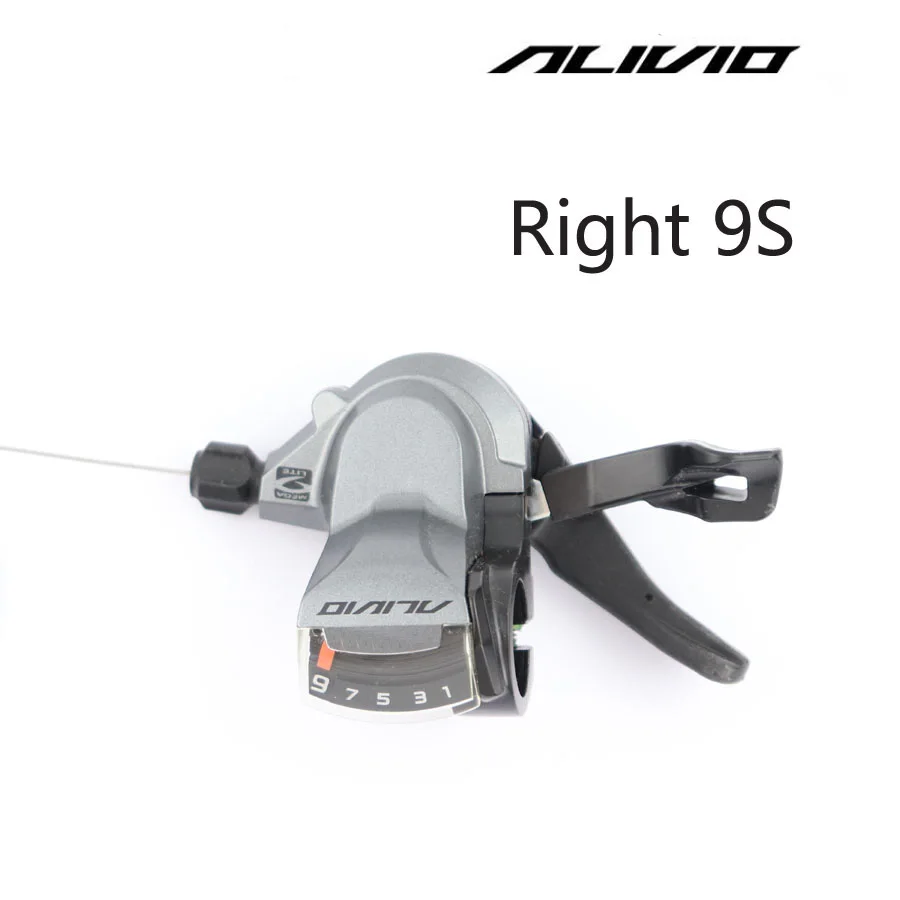 Right 9s SHIMANO ALIVIO SL M4000 SL-M4000 рычаг переключения скоростей 3x9S рычаг переключения скоростей с внутренними кабелями 3s 9s варианты Запчасти для велосипедов - Цвет: Right 9s