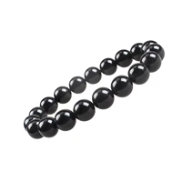 natural stone bracelets black agate onyx stone beads bracelets charm bracelet jewelry 6 8 10 12 14 16mm bracelets for man woman