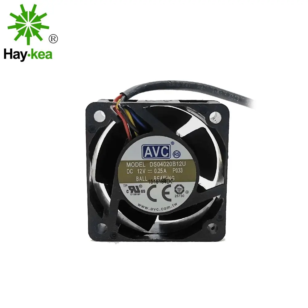 Вентилятор охлаждения для AVC DS04020B12U 4020 40 мм 4 см 40X40X20 DC 12 В 0 25 А специальный