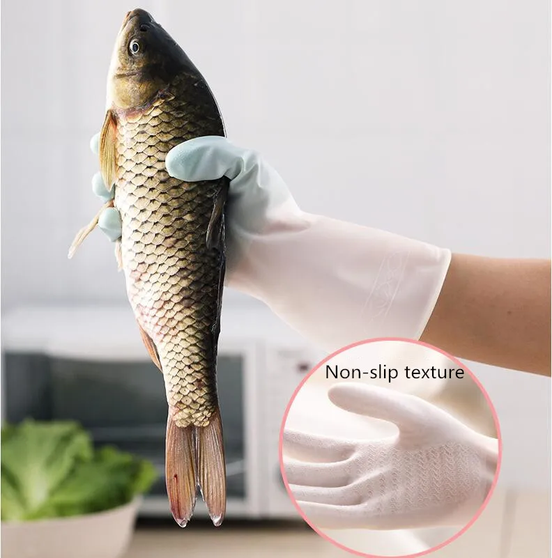 Зеленые розовые латексные перчатки для мытья посуды кухни резиновые | Дом и сад