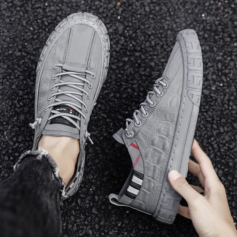 

2021 New Trend Casual Shoes For Male Summer Oxford fabric mens sneakers Breathable Men Fashion Footwear Hard-Wearing Flat Shoes