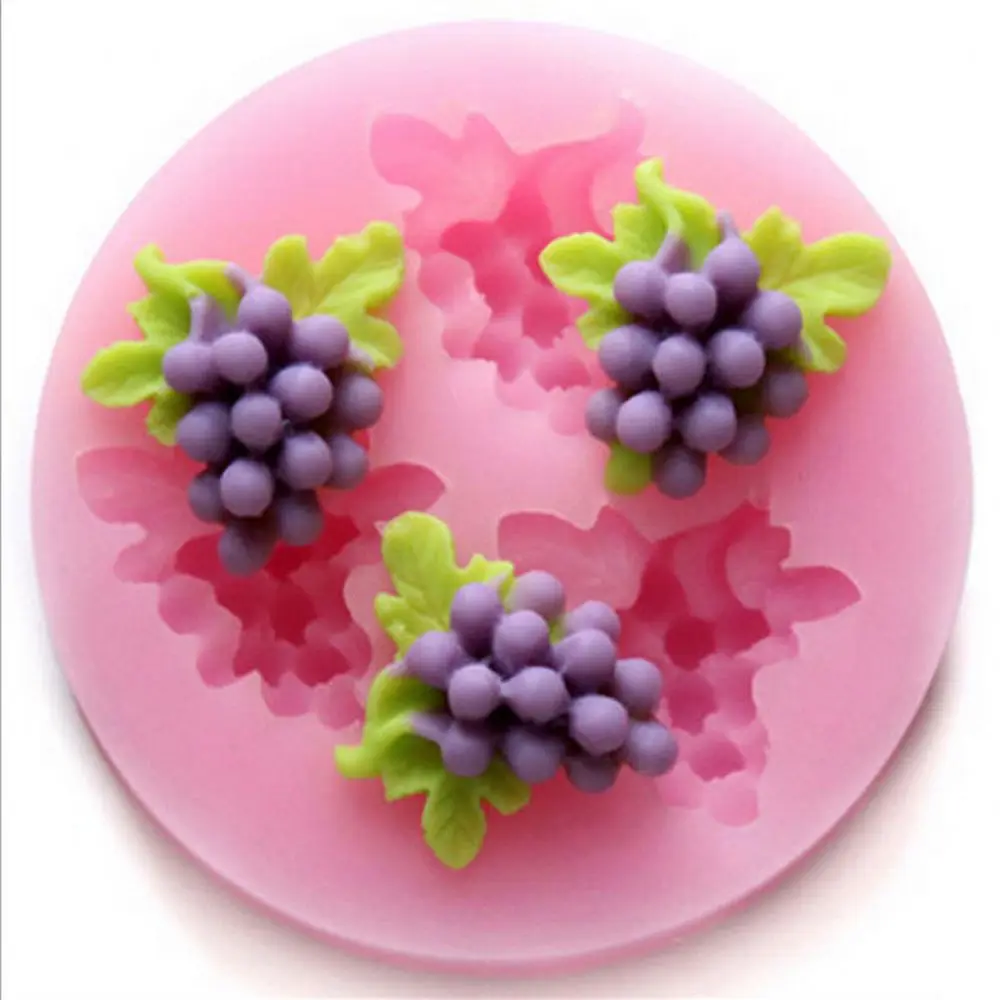 Виноград силиконовые формы 3D ремесло для торта помадка DIY Инструменты украшения