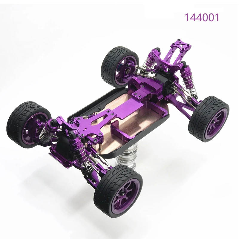 

Metal Tail Fixed Parts Tail Wing Fittings Set for Wltoys 124019 124018 144001 RC Car Spare Parts Upgrade Accessories