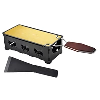 cheese raclette stretchable non stick cheese rotaster baking tray iron metal grill plate accessories cheese melter baking tray