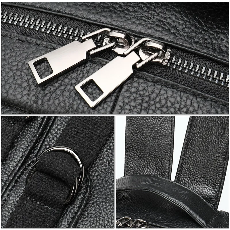 Рюкзак WESTAL мужской из натуральной кожи повседневная школьная сумка дорожный