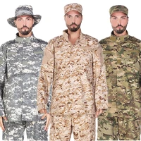 17color army military uniform tactical suit camouflage combat shirt acu clothing pant set men soldier special forces uniforms