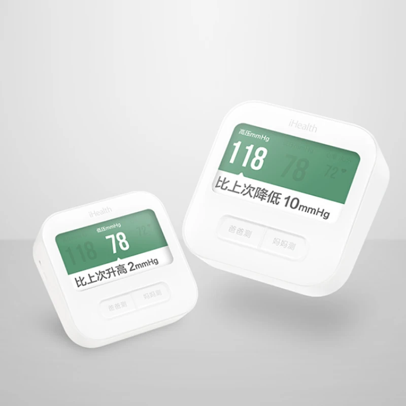 Original Xiaomi iHealth Smart Blood Pressure Monitor Bluetooth 4.0 WiFi Control Digital Arm Sphygmomanometer 4.3inch Screen