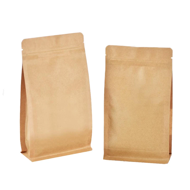 50 шт. пакеты из коричневой крафтовой бумаги для упаковки еды без окна|Подарочные