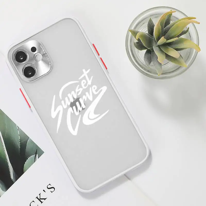 

Julie and the Phantoms Sunset Phone Case For iPhone 12 11 Mini Pro XR XS Max 7 8 Plus X Matte transparent White Cover