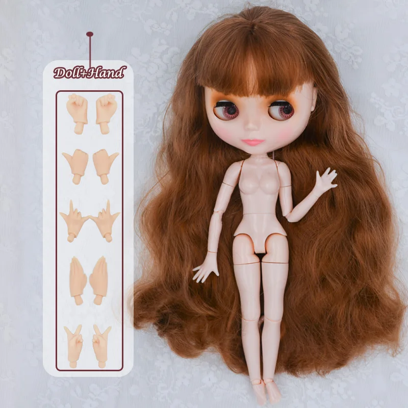 HNBL08 Neo Blyth Doll NBL Customized Shiny Face,1/6 BJD Ball Jointed Doll Ob24 Doll Blyth for Girl, Toys for Children NBL06 - Цвет: HNBL08