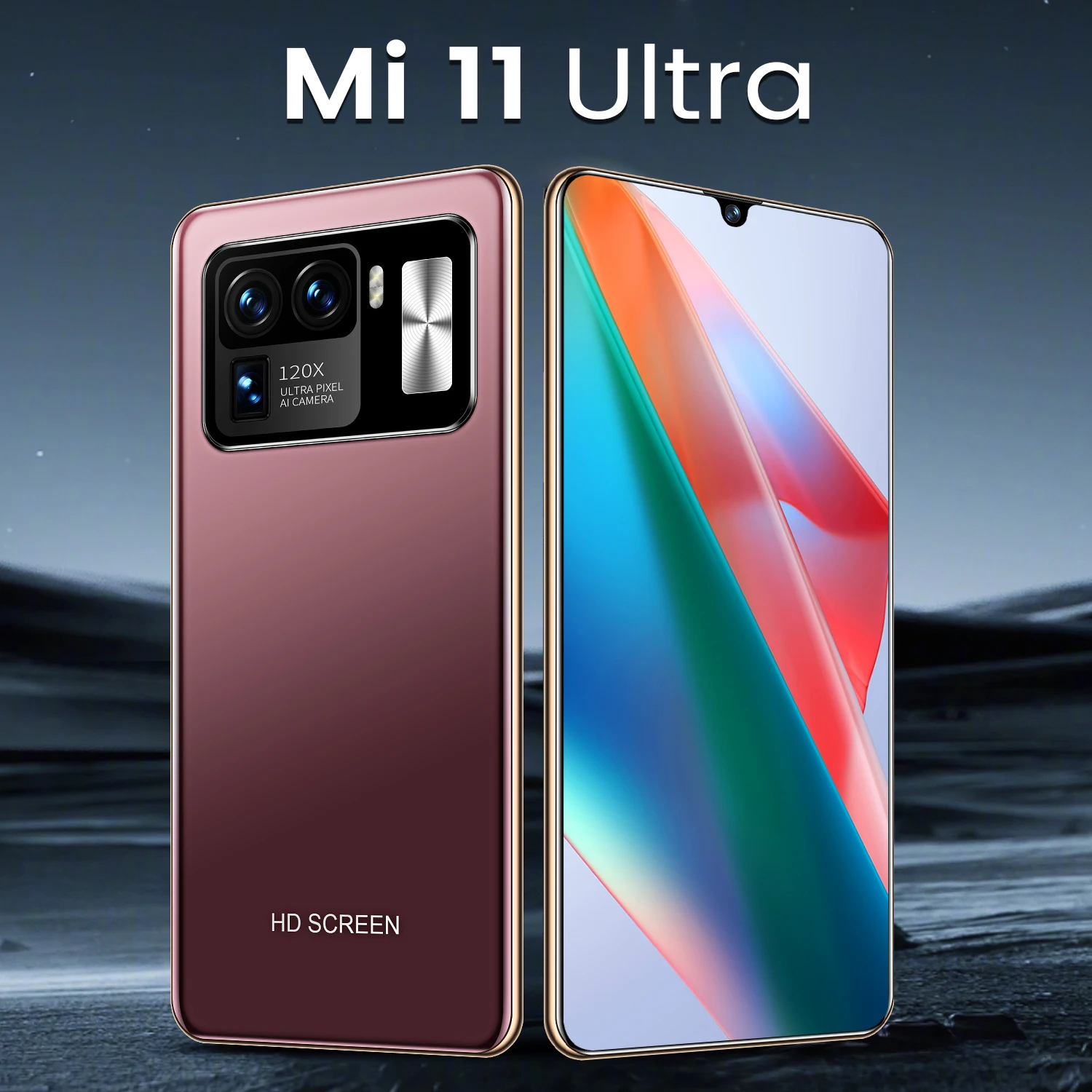 

2021 Mi 11 Ultra 8GB+256GB 6.7 Inch 1440*3040 6800mAh Deca Core Smart Phone Andriod 10 16+32MP Fingerprint ID Cell Phone MTK6889