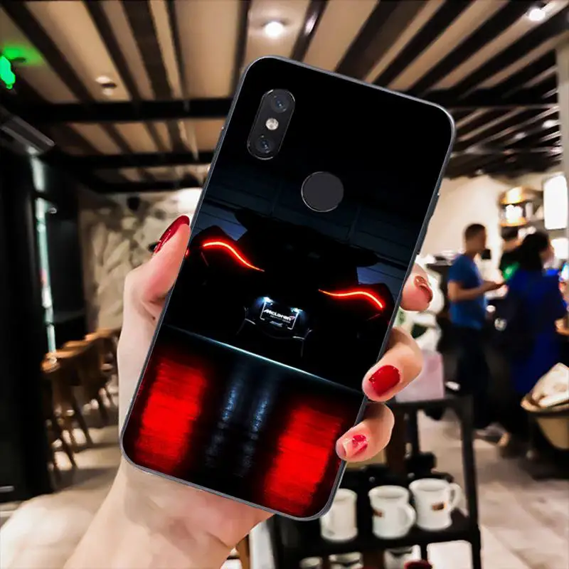 

Sports Car McLarenr Phone Case For Xiaomi Mi 10 5 6 A2 A2lite A1 9 9SE 8Lite 8explorer Pocophone F1 Black Soft TPU Fundas Cove