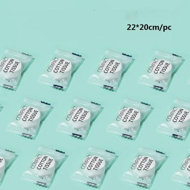 

20PCS Compressed Towel Disposable Tablet Outdoor Travel Cloth Wipes Paper Tissue