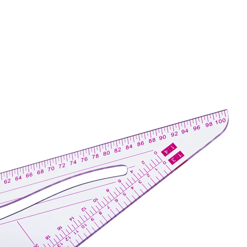 Французская изогнутая линейка Nonvor Метрическая для шитья изготовление образцов
