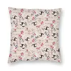 Наволочка для подушки, с изображением цветов, картин 3D, для гостиной