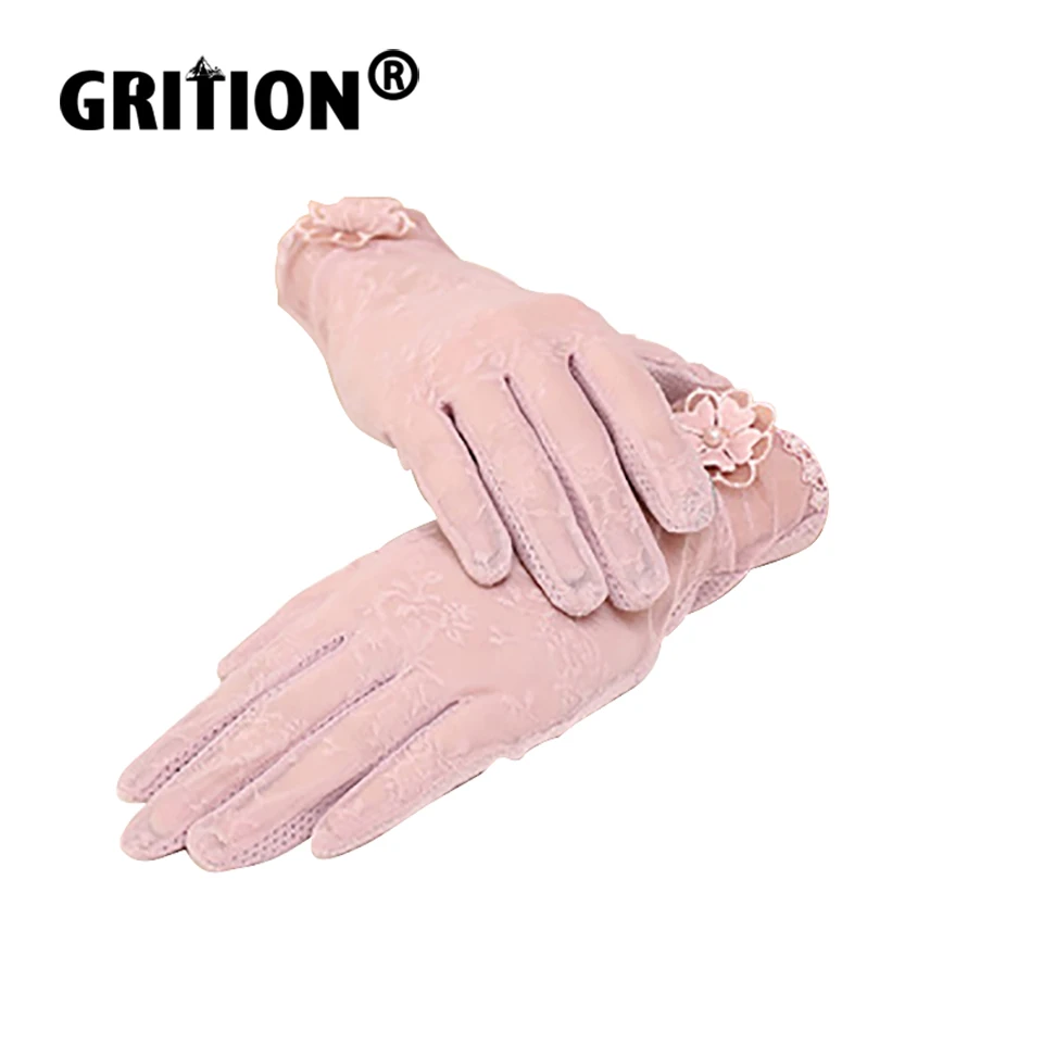 

Перчатки GRITION женские кружевные, легкие, дышащие, солнцезащитные, свободного размера, элегантные, новая мода 2021