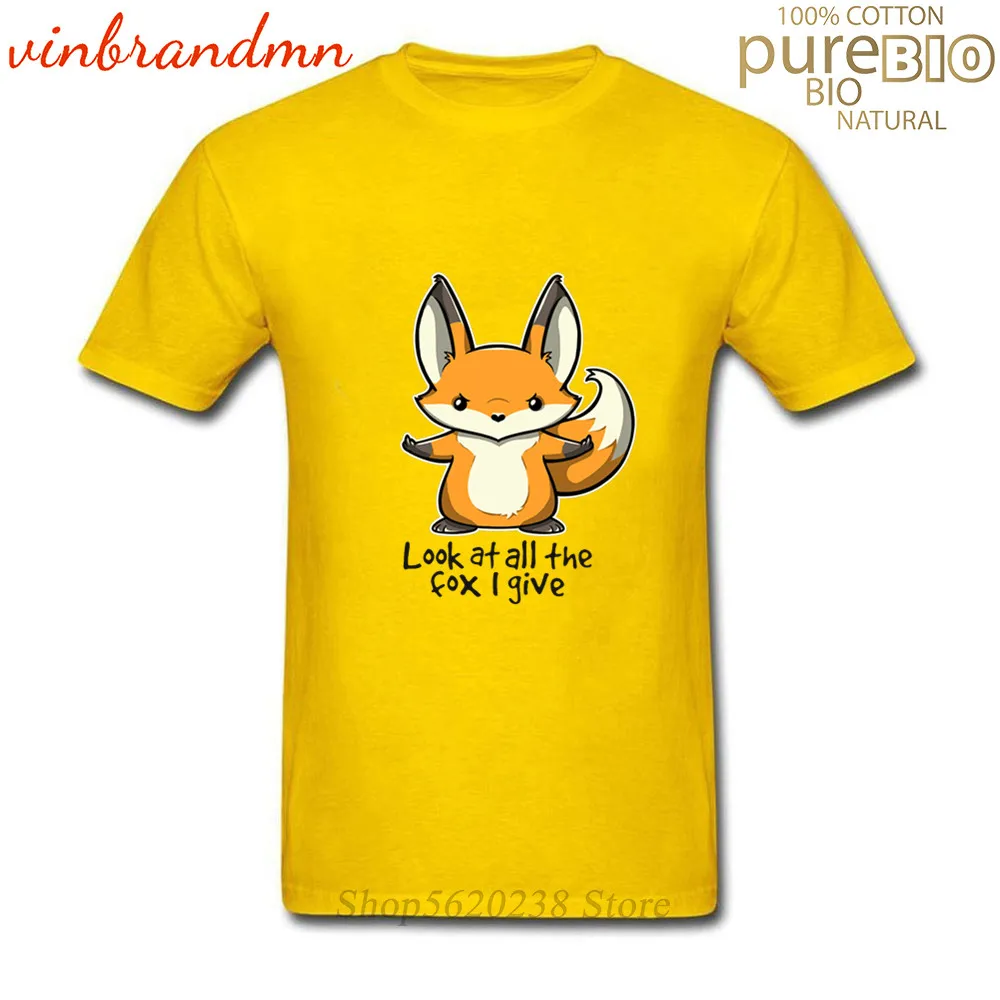 Новинка Мужская футболка с изображением лисы я даю сумасшедшие Мультяшные