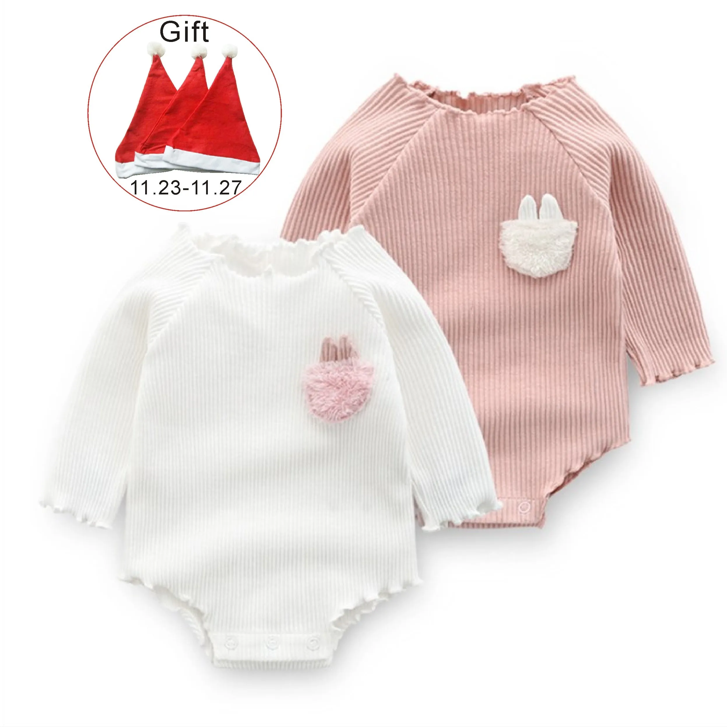 Одежда для младенцев новорожденных весенне осенний милый боди с длинным рукавом