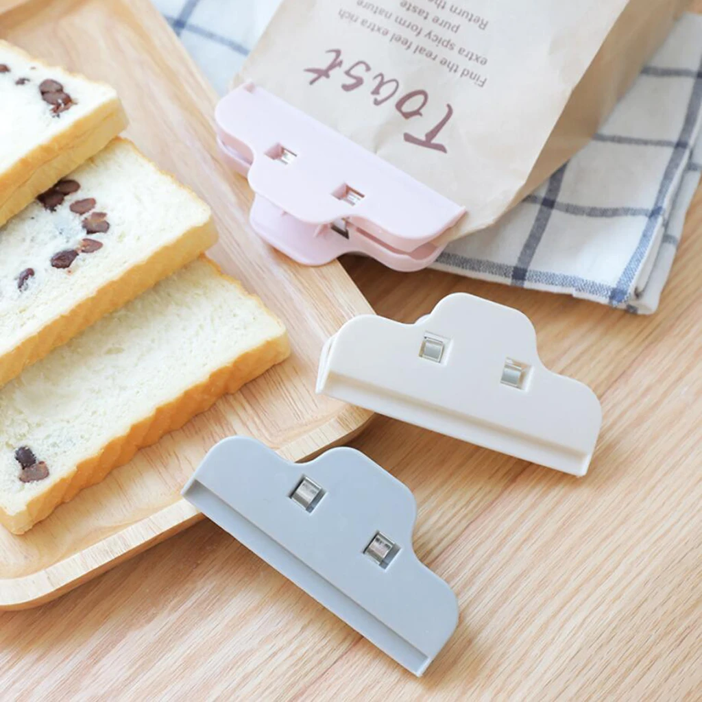 

10 Pcs Food Bread Storage Clip Household Plastic Bag Clips Kitchen Utensil