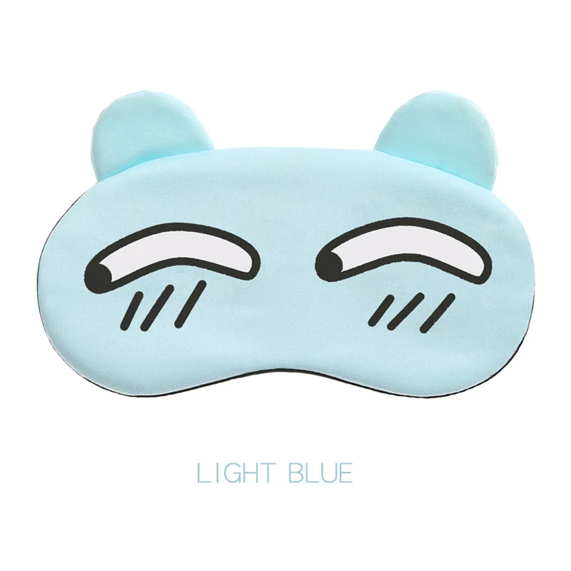 Милая мультяшная маска для лица и сна глаз из аниме Ice Hot Compress с холодным гелем