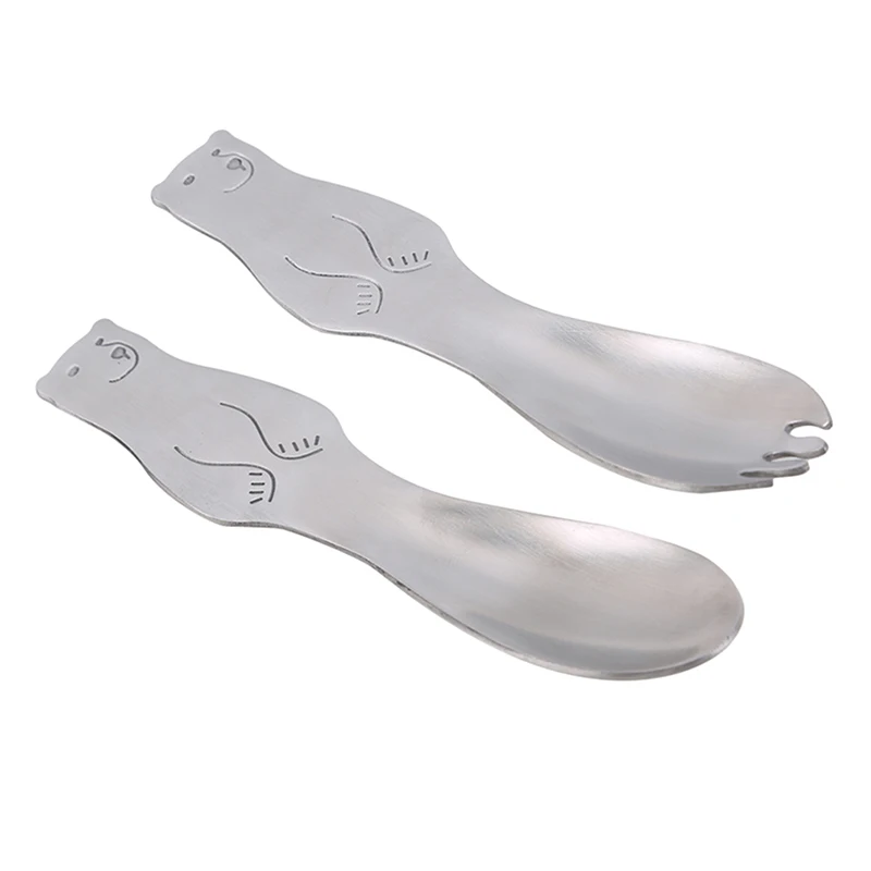 Детские Ложки вилка наборы высокое качество нержавеющая сталь портативный милый