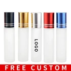 Флакон для духов из матового стекла, 10 мл, со стальным шариком